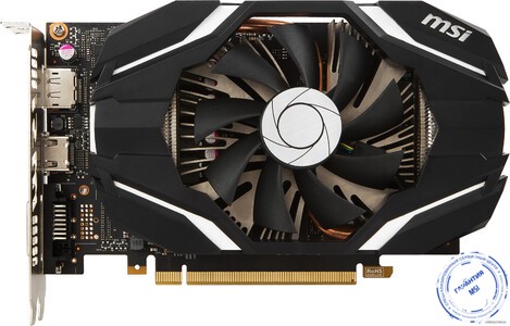 видеокарт MSI GeForce GTX 1060 OCV1